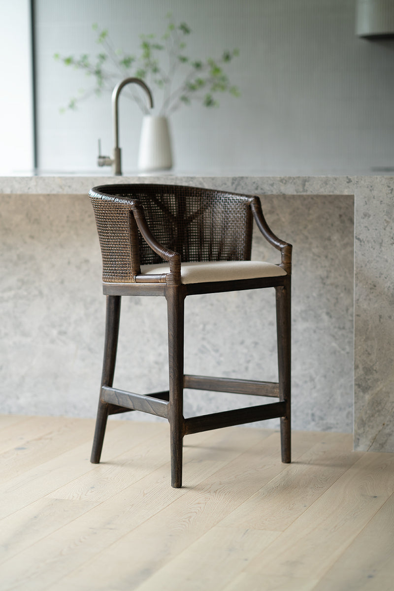 Kingston Counter Stool - Dark Brown