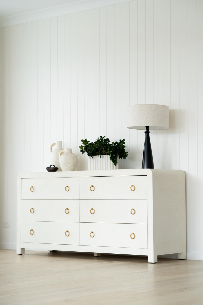 Newhaven 6-Drawer Dresser - Ivory